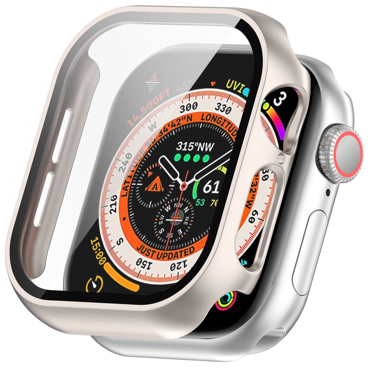 Etui Bizon Case Watch Adamo przedstawione od boku